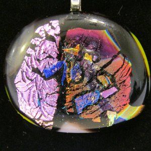 Dichroic Pendant Necklace
